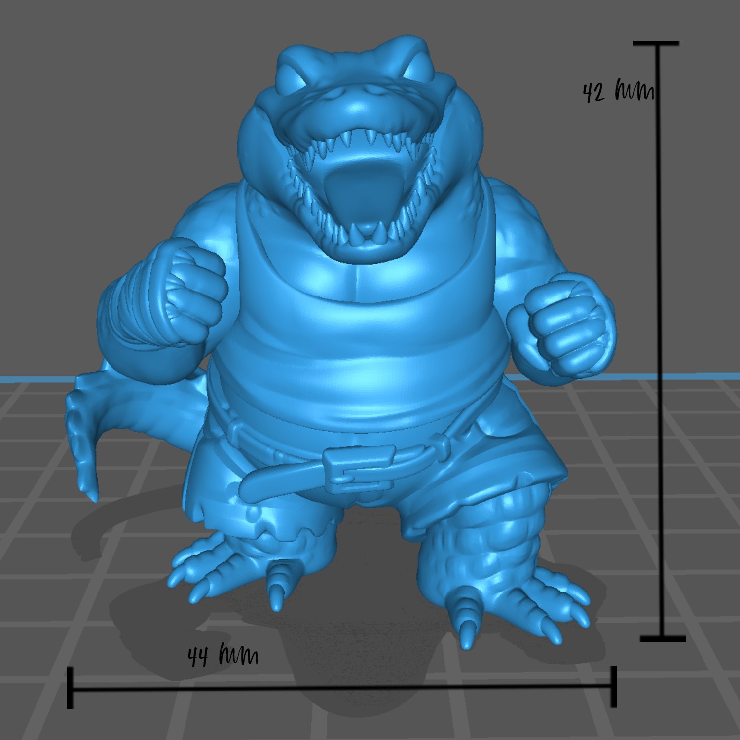 Gator Fighter | Male | Fighter | Lizard Folk | Found Family Adventurecraft | Tabletop miniatures | D&D - Image 4