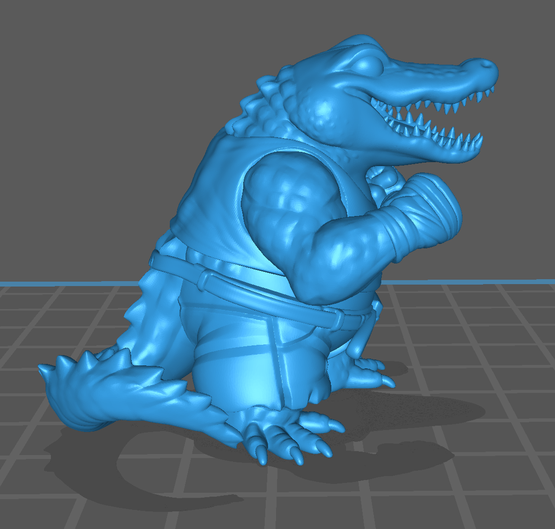 Gator Fighter | Male | Fighter | Lizard Folk | Found Family Adventurecraft | Tabletop miniatures | D&D - Image 5