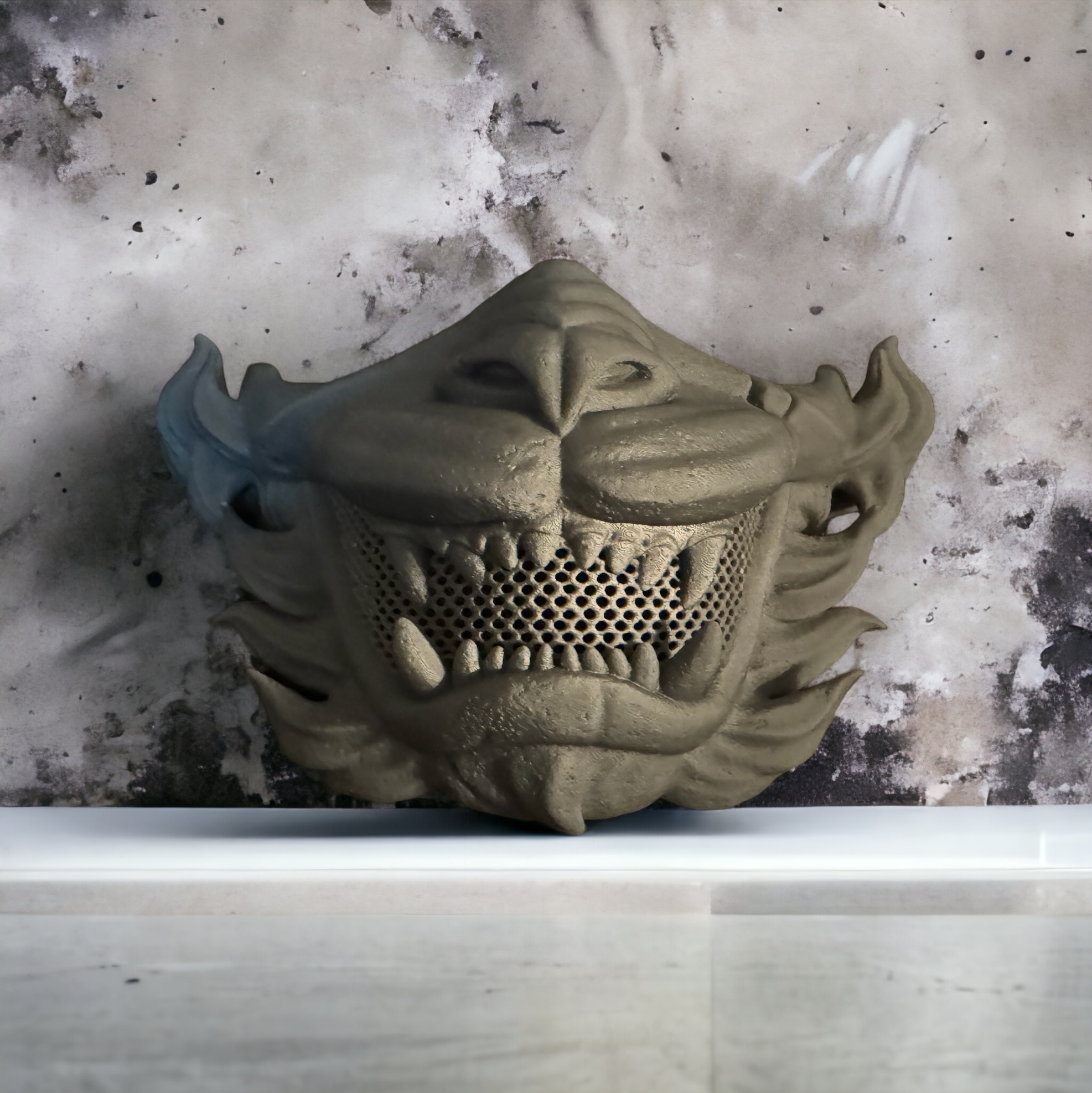 Lion (Frenzy) Face Mask - Unpainted 3D Printed Décor, Costume / Cosplay - Image 6