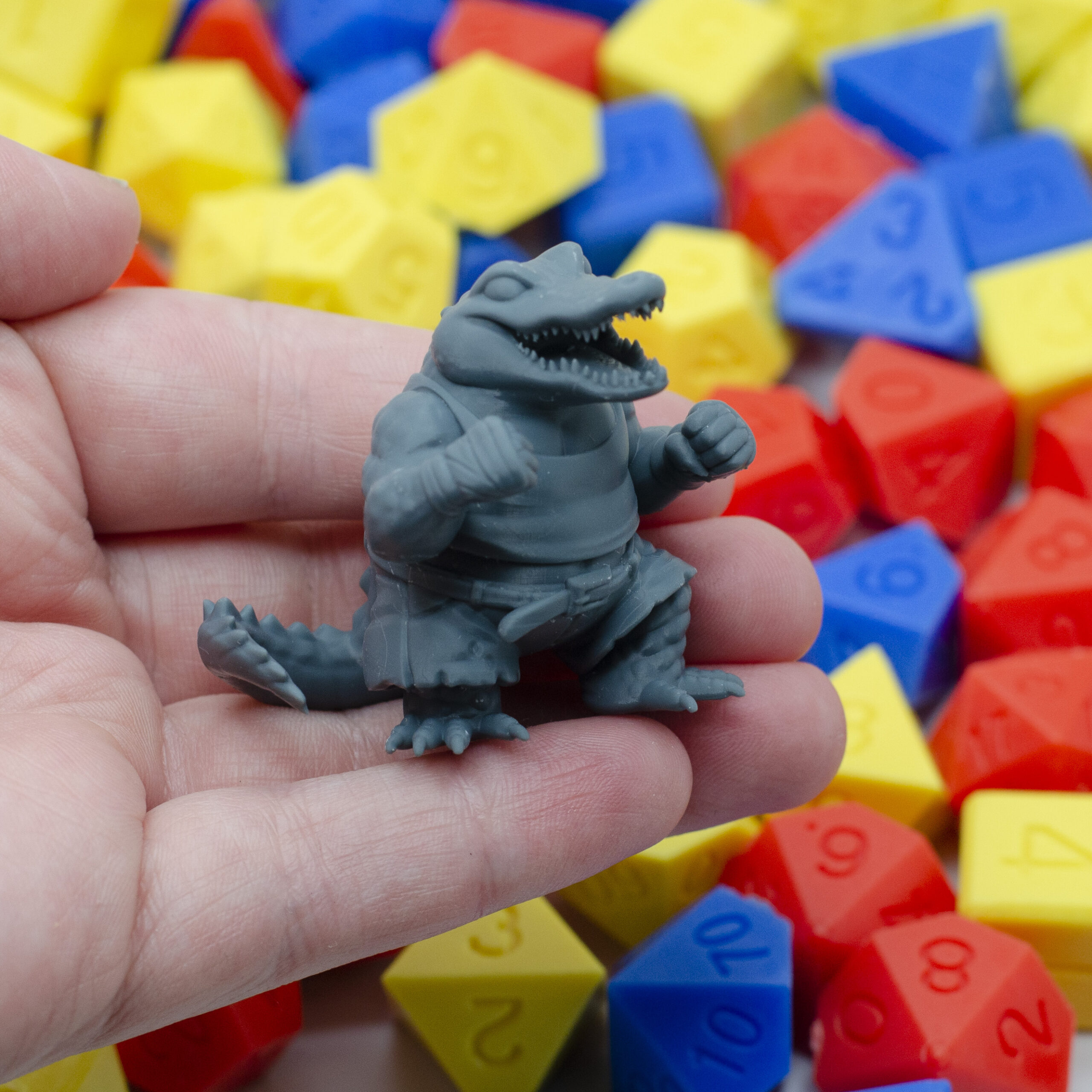 Gator Fighter | Male | Fighter | Lizard Folk | Found Family Adventurecraft | Tabletop miniatures | D&D - Image 2