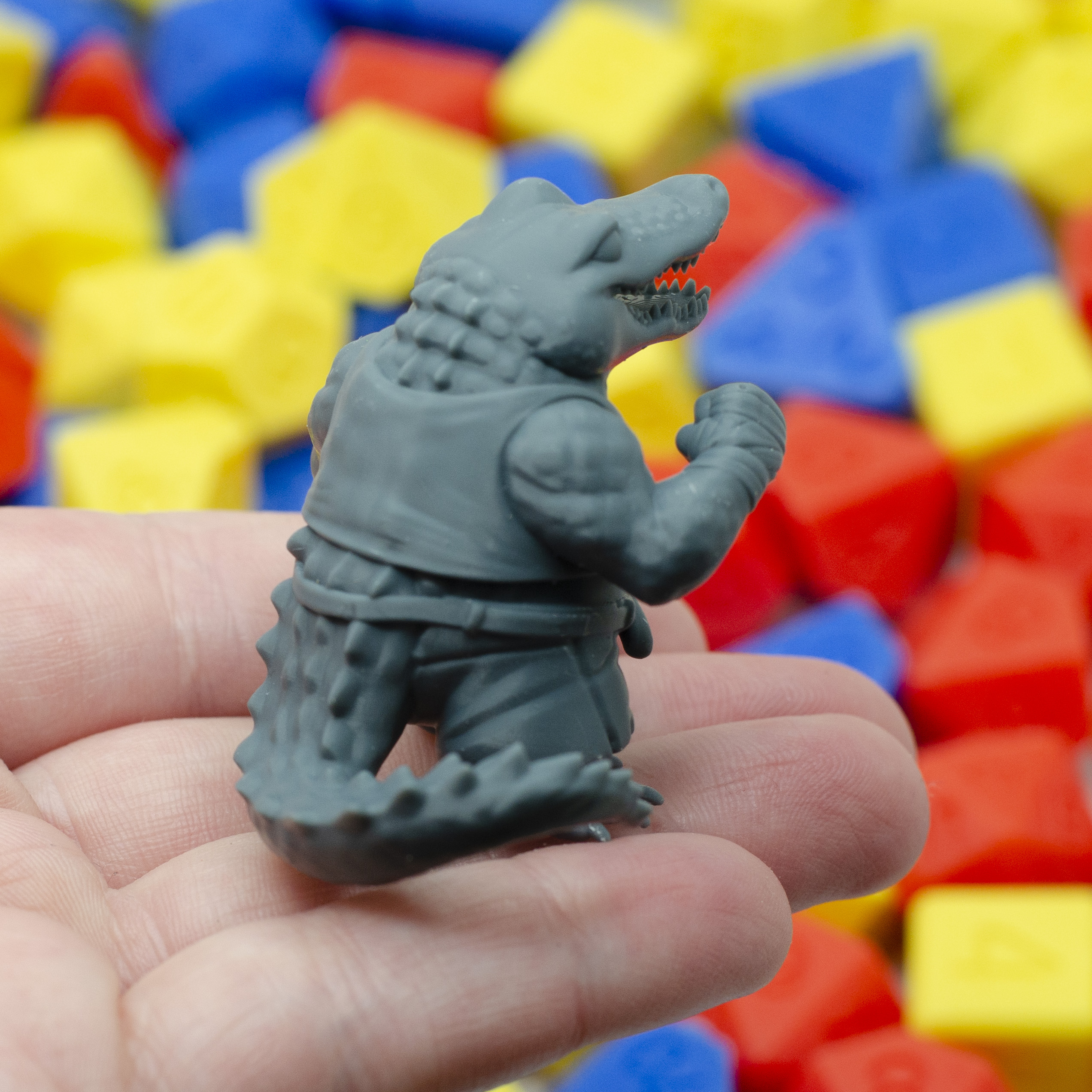 Gator Fighter | Male | Fighter | Lizard Folk | Found Family Adventurecraft | Tabletop miniatures | D&D - Image 3