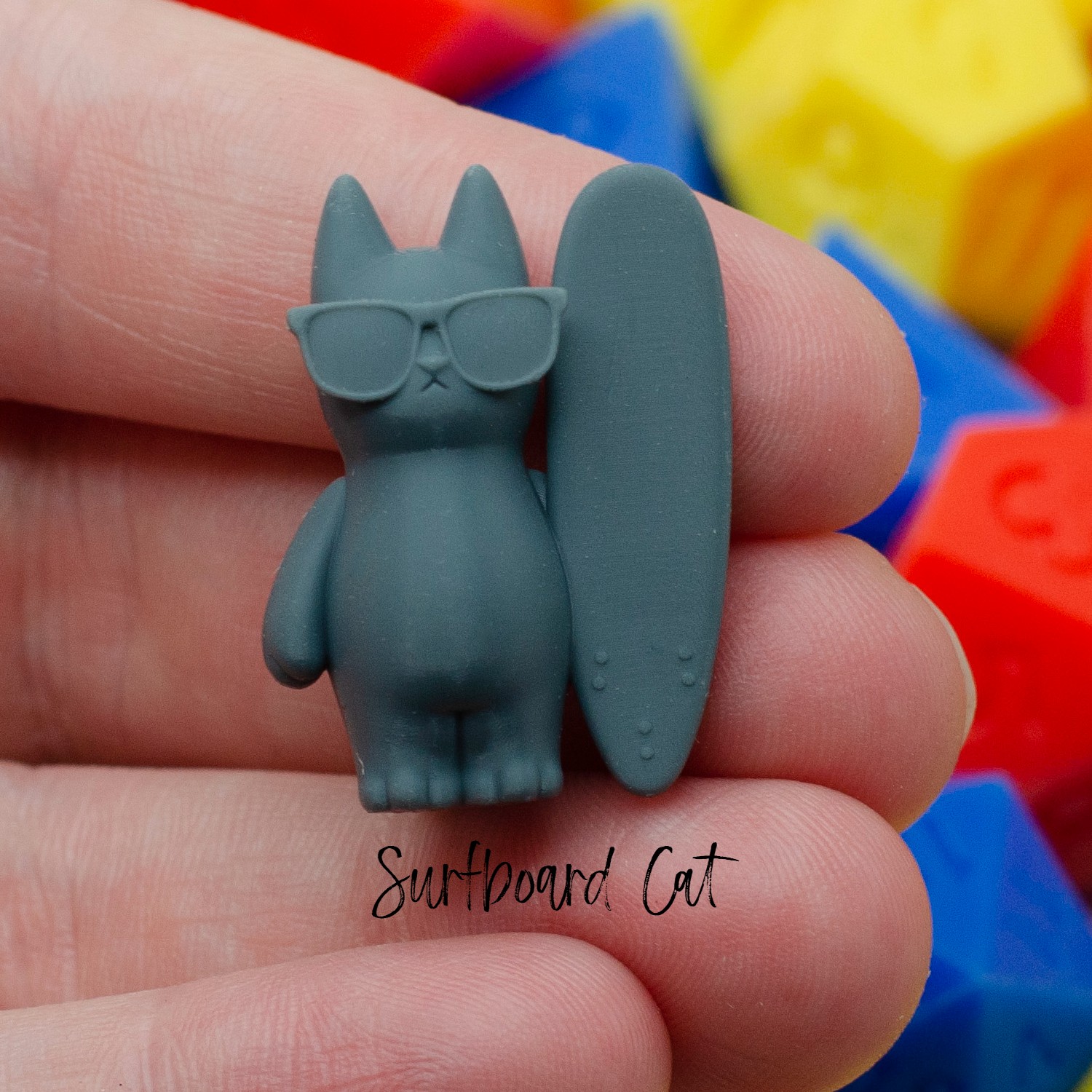 Tropical Kitties | Female/Male | NPC | Mermaid | Surfer| Snorkel | Tabaxi | Found Family Adventurecraft | Tabletop miniatures | D&D | 5e- - Image 3