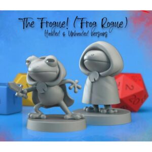 Froggie Rogue | Male or Female | Found Family Adventurecraft | Tabletop miniatures | D&D | 5e-