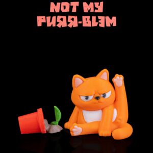 Enfeite Decorativo “Not My Purr-blem”