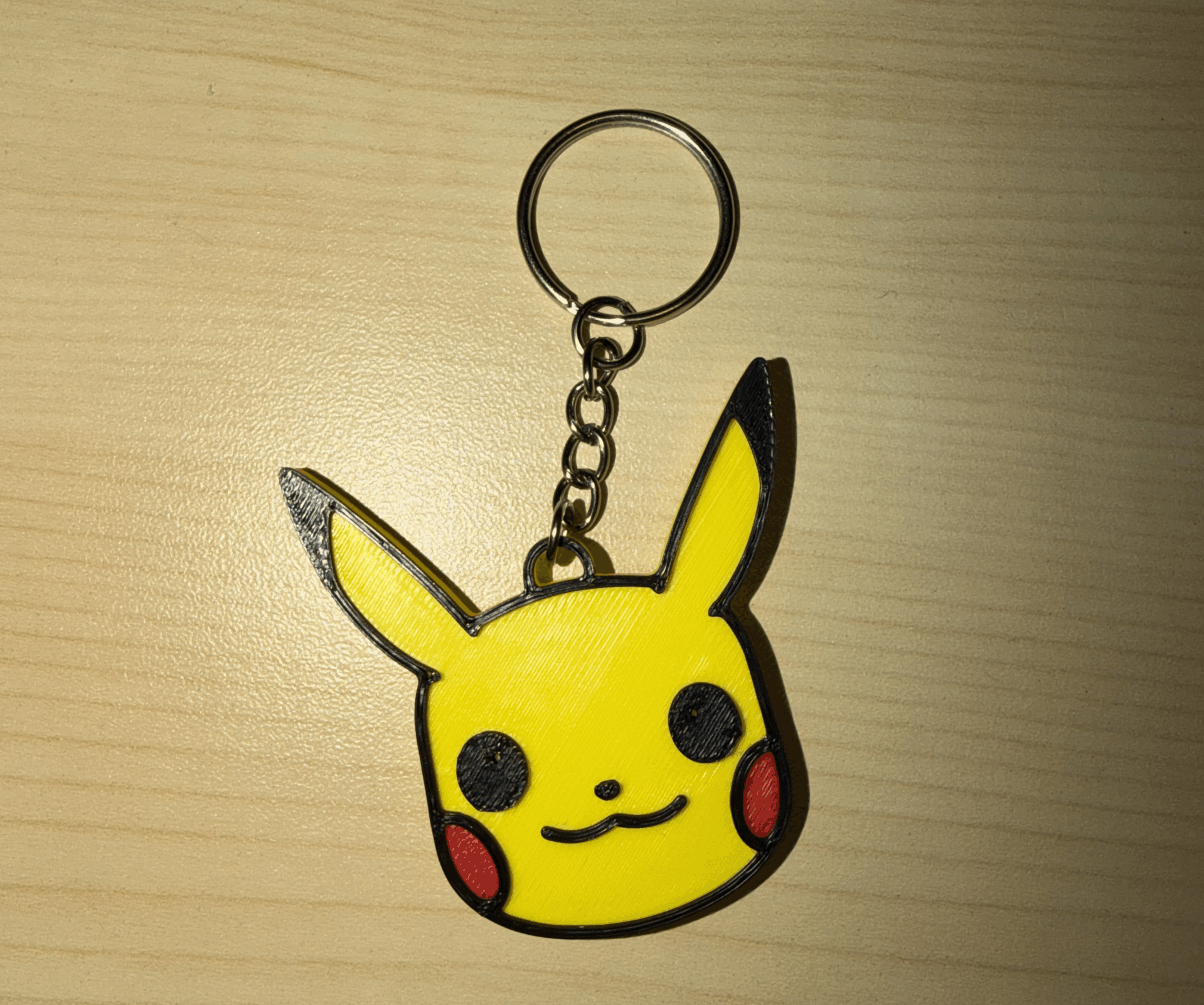 Adorable Pikachu Keychain | Durable Pokémon Accessory for Keys & Backpacks