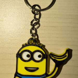 Banana Minion Keychain