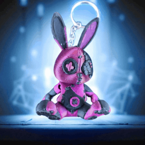 Stitched Rabbit Keychain