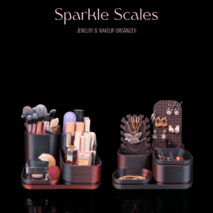 🐉 Sparkle Scales – Jewelry & Makeup Organizer – Pretty Sorted Collection