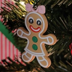Ornement - la femme en pain d'épice