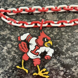 University of Louisville Oversized Hype Chain Charm and Necklace