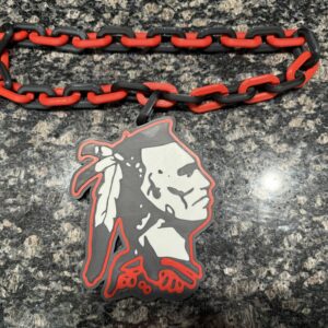 Borden Braves Oversized Hype Chain Charm and Necklace