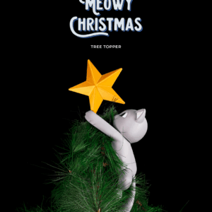 Meowy Christmas - Stella per albero di natale