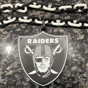 Las Vegas Raiders Oversized Hype Chain Charm and Necklace
