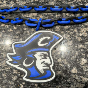 Charlestown Pirates Oversized Hype Chain Charm and Necklace