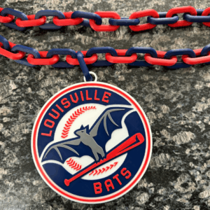 Louisville River Bats Oversized Hype Chain Charm and Necklace