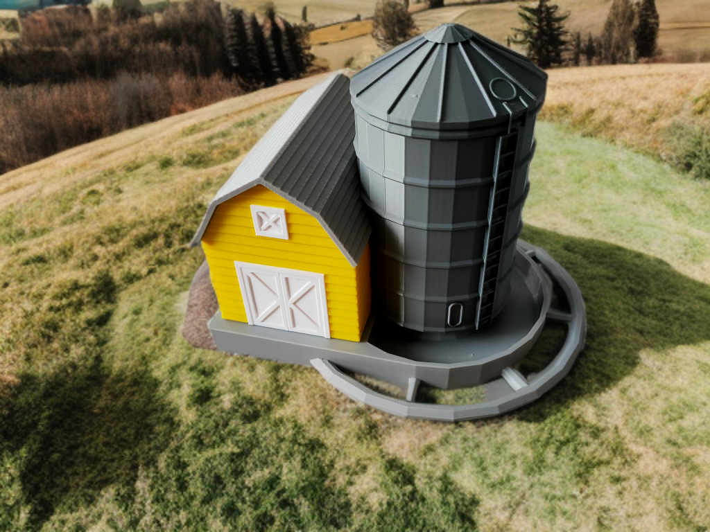 Comedouro para pássaros em formato de celeiro e silo - Image 7