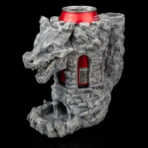 Dragon's Fortress Can Holder & Dice Tower