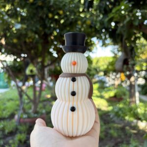 snowman small table light