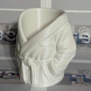 White Bathrobe Koozie