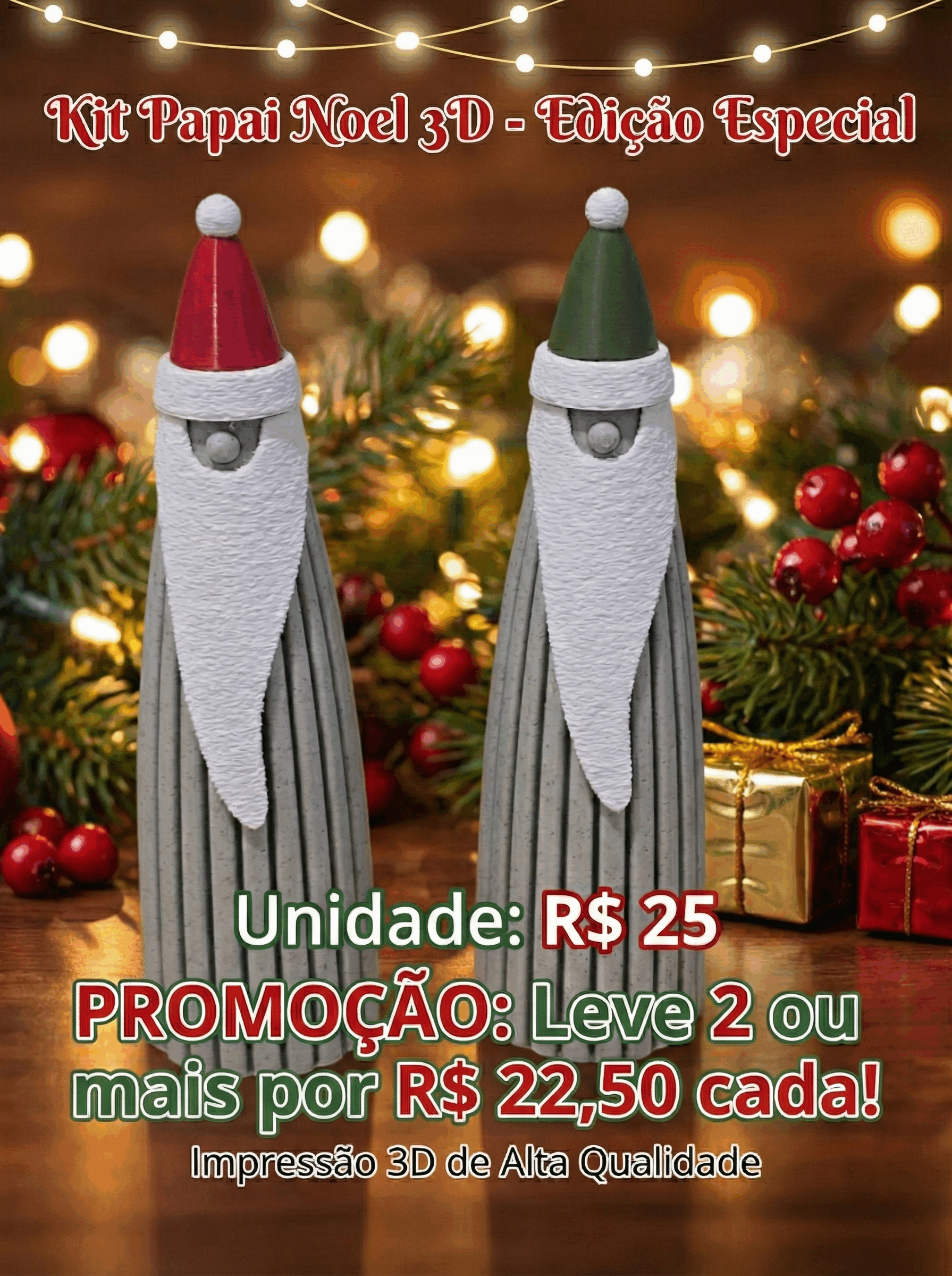 Papai Noel - minimalista