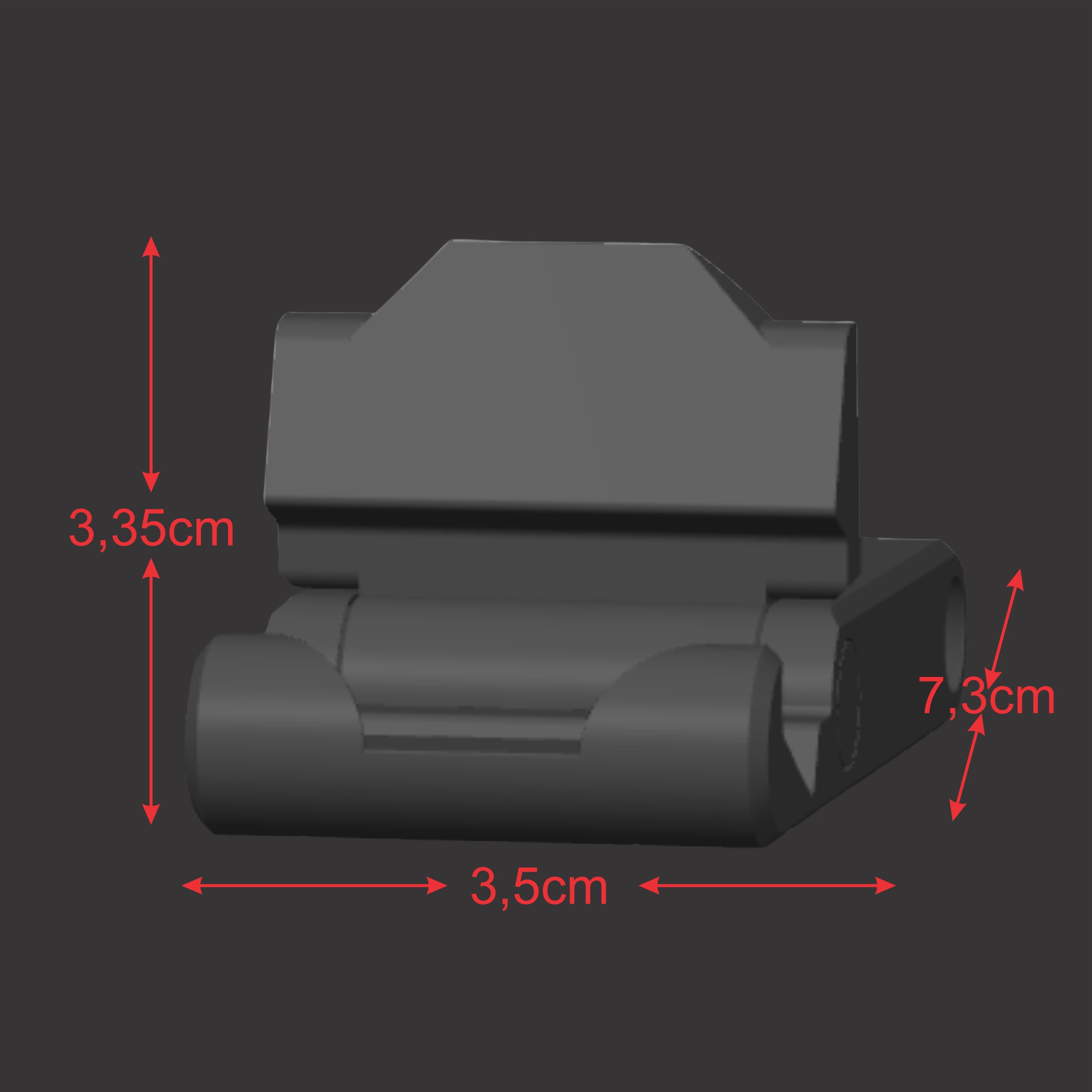 Suporte de Celular Chaveiro 3D em PLA | Portátil, Prático e Moderno | Impressão 3D de Alta Qualidade - Image 4