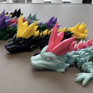 C.W baby crystal dragons