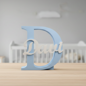 Enfeite de letra para bancada