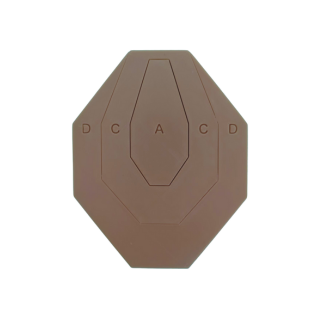 Alvo IPSC Dryfire Pardo