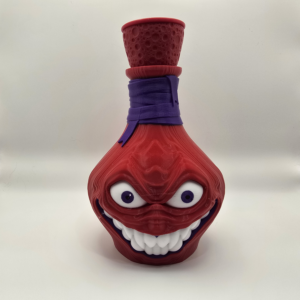 Monster Potion Bottle with Evil Smile