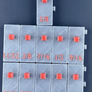 1/4 Standard Socket Organizer Set