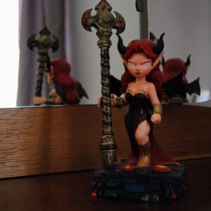 Porte-stylo succube avec rangement pour bloc de notes NON PEINTE