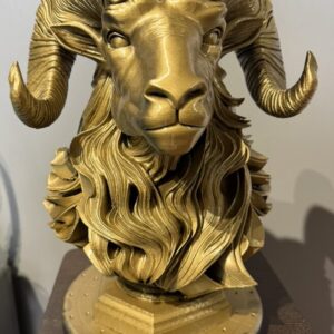 Elegant Ram Bust 12 inch