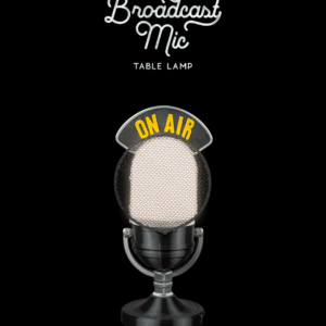Broadcast Mic - Table Lamp