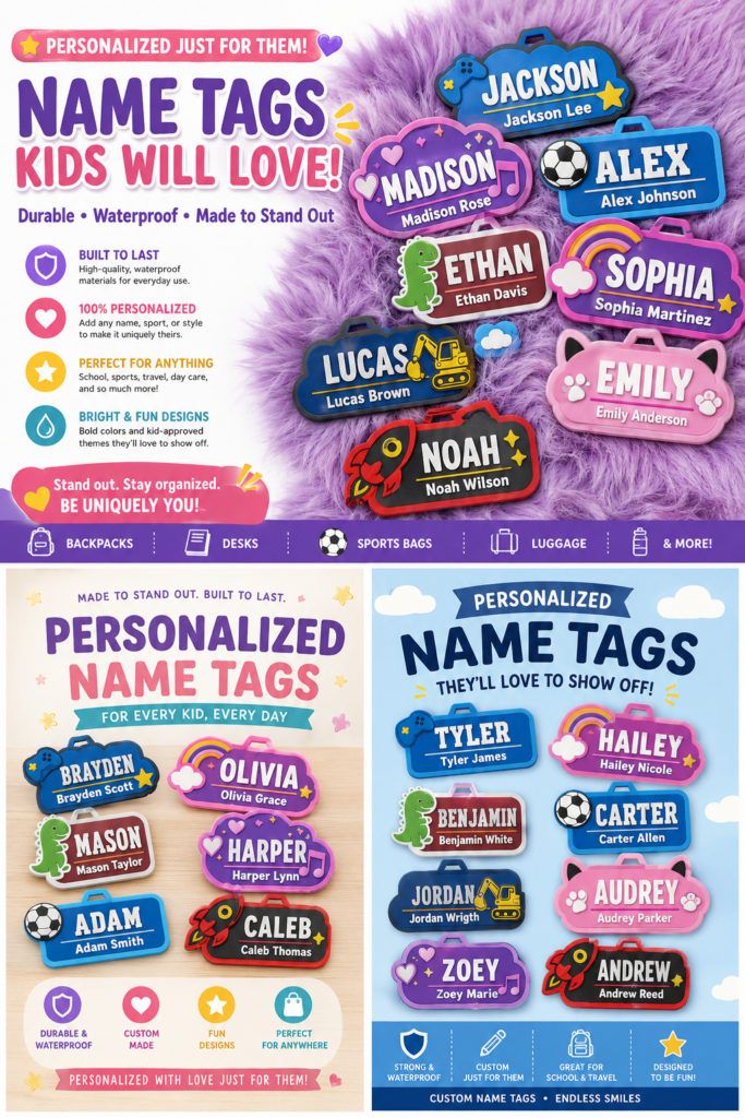 Personalized Name Tag