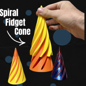 Spiral Fidget Cone