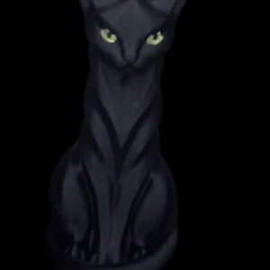 Luna Noir – Gato Decorativo 3D