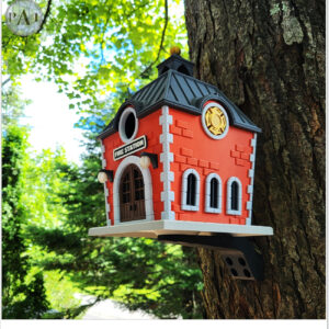 Fire Station Birdhouse