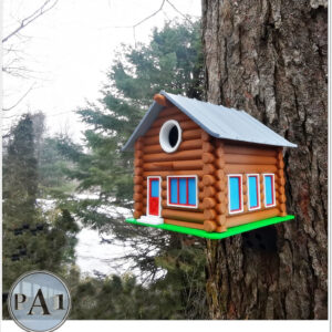 Log Cabin Birdhouse