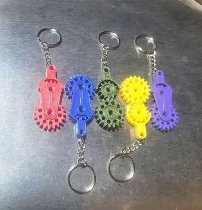 Gear Fidget Keychain - Image 6