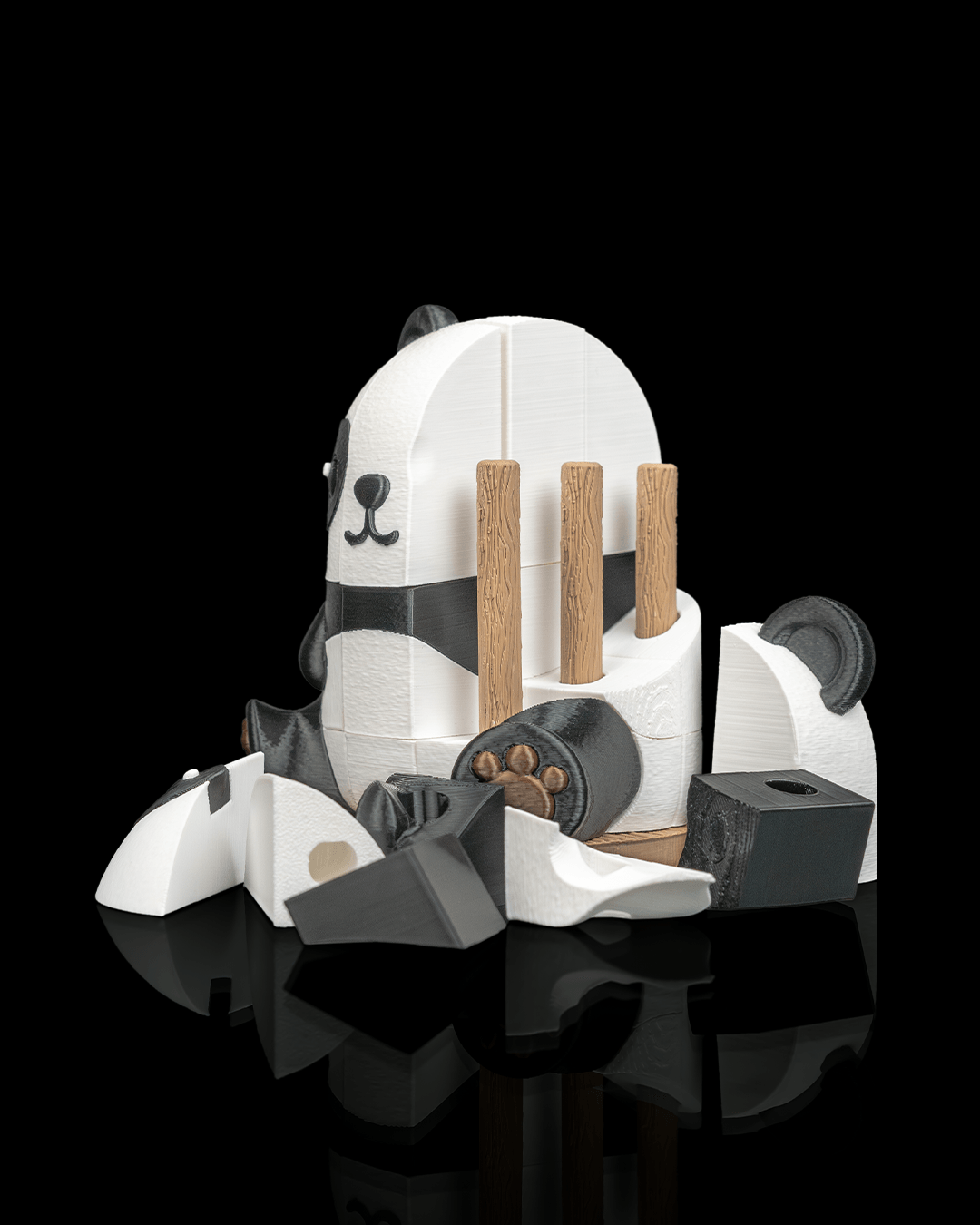 Quebra-Cabeça Infantil Urso Panda Brinquedo Educativo e Decorativo - Image 7