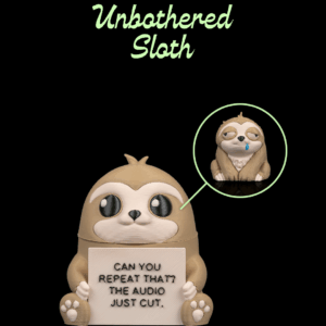 Unbothered Sloth
