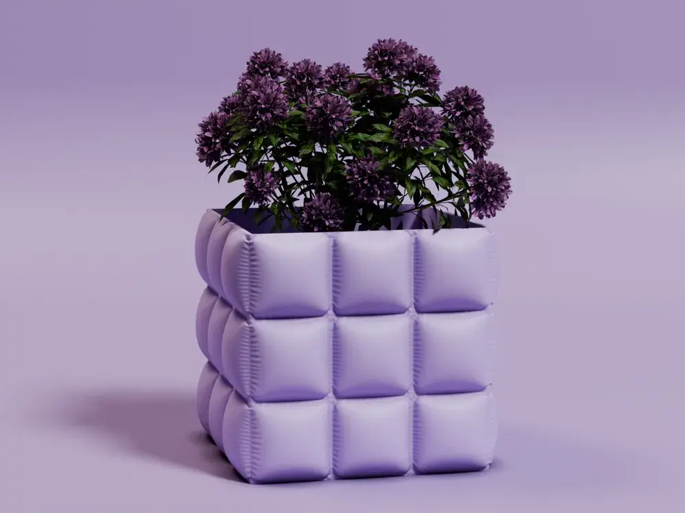 Vaso Decorativo Coleção Tecido | Rubix | Tamanho Médio - Image 5