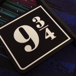 Placa Plataforma 9-3/4 Harry Potter