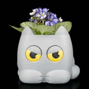 Grumpy Kitty - Planter