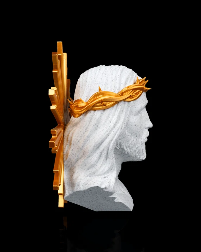 Busto Cristo Redentor da Glória com Resplendor Dourado - Image 5