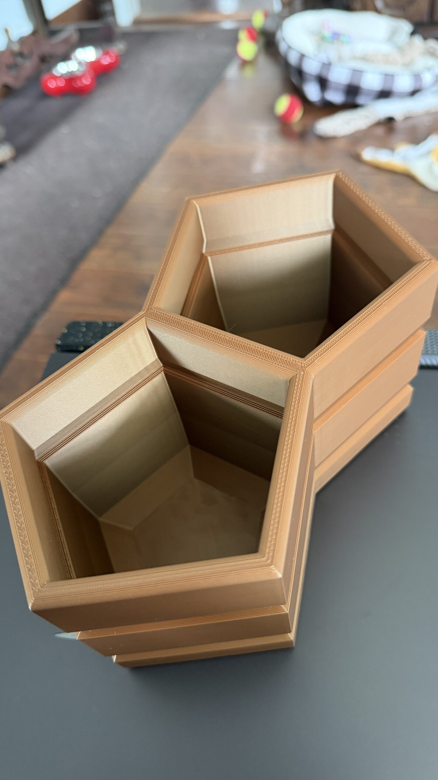 Dual Polygon Desk Organizer - Image 6
