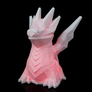 Luminária de Mesa Dragão em Led RGB