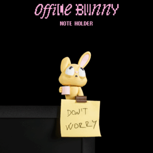 Office Bunny - Note Holder