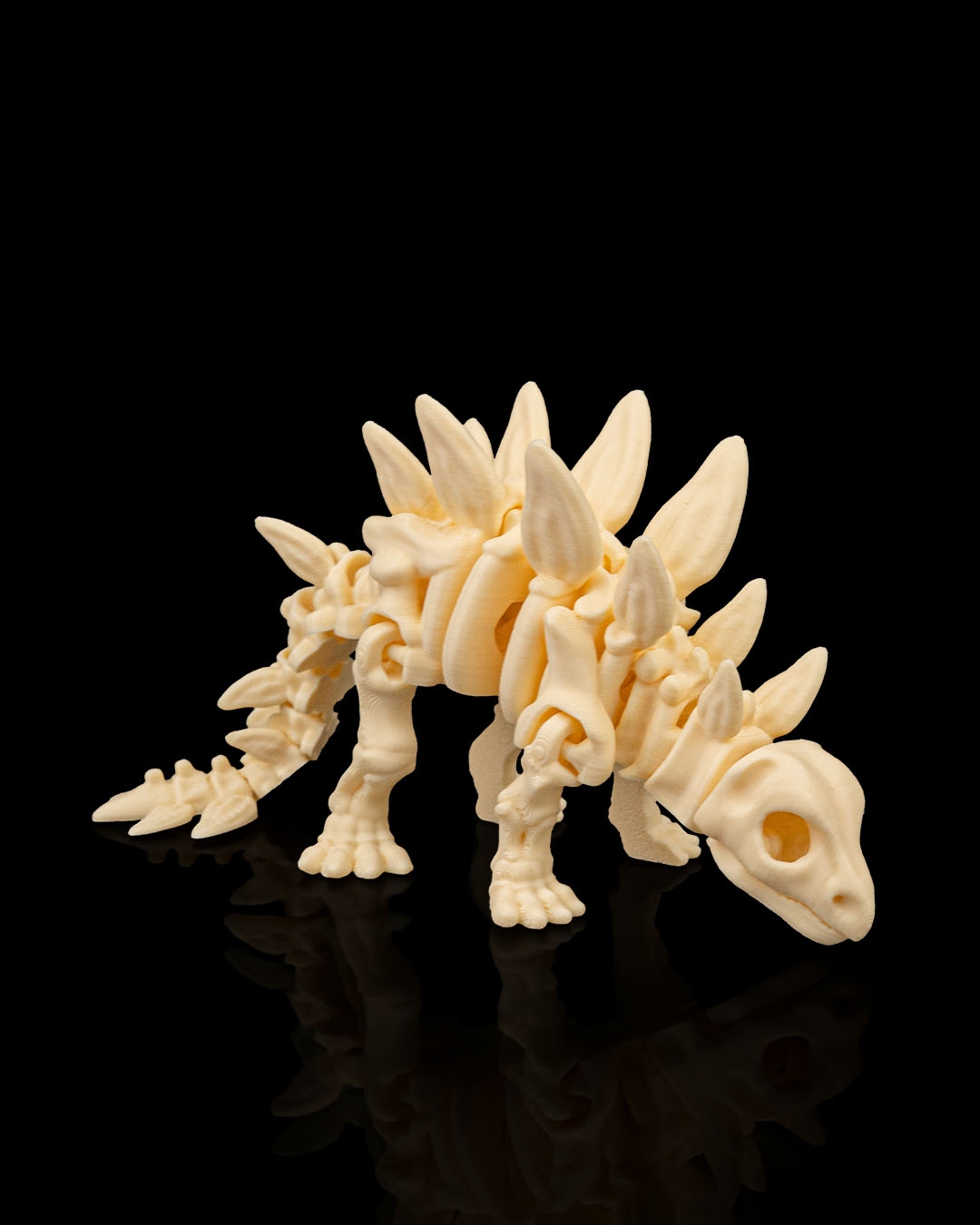 Esqueleto de Dinossauro Estegossauro Articulado