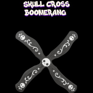 Skull Cross Boomerang